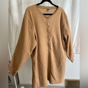 tan old navy lounge romper